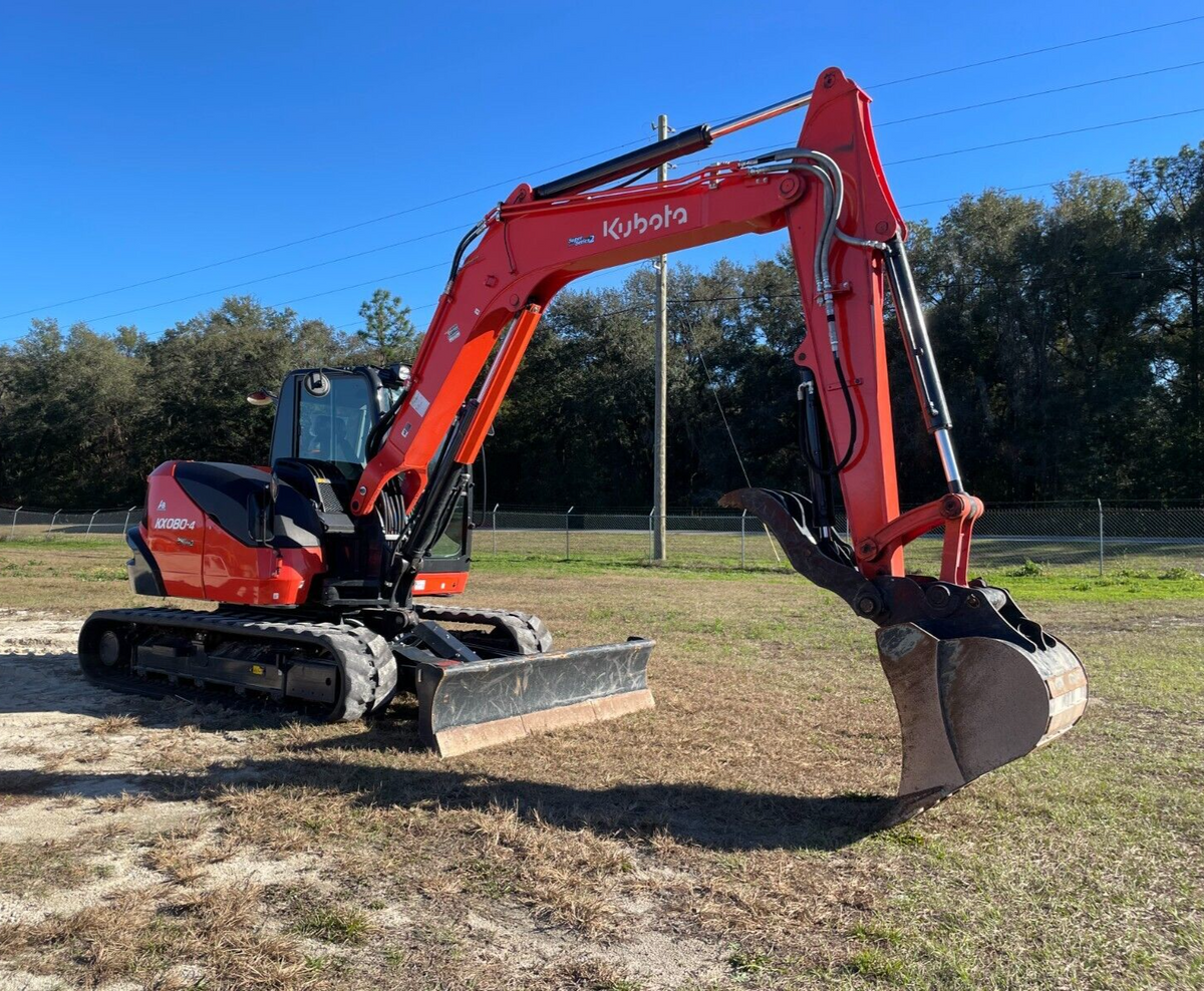 Kubota Kx080-4 excavator Rental – PDQ Equipment & Trailers MFG