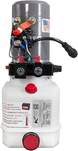 Dual Action Hydraulic Pump with Remote - 3 Qt