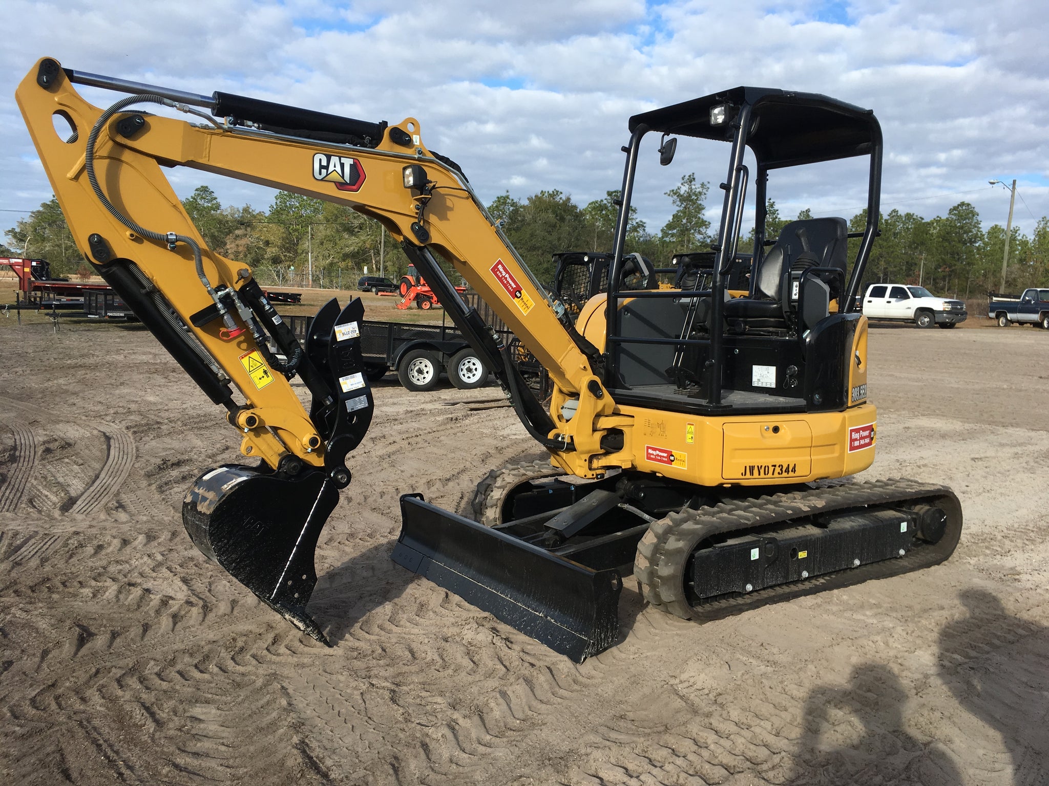 Caterpillar 303.5E2 Mini Excavator 7344 RENTAL ONLY