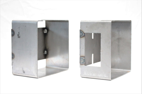 Set of Square Tail Light Mounting Boxes