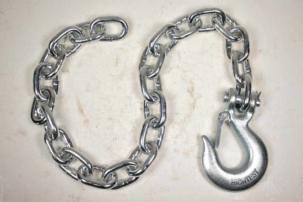 3/8 Chain Single Safety Hook 36 Long – PDQ Equipment & Trailers MFG