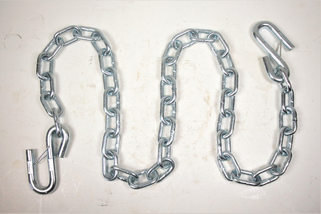 Trailer Chain, 1/4 x 48 Zinc Safety Chains