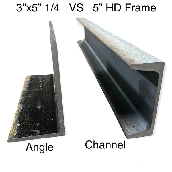 7K Car Hauler Wood Deck 7x16-20' Angle Frame