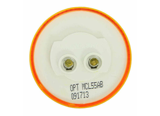 Optronics LED Trailer Clearance or Side Marker Light - Submersible - 3 Diodes - Round - Amber Lens
